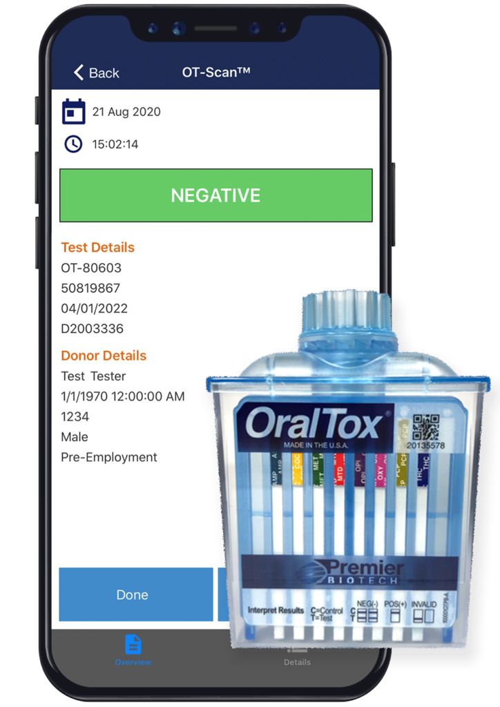 negative drug testing result | OralTox First Advantage